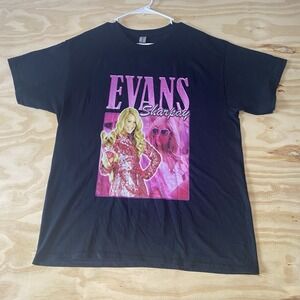 Sharpay Evans T-Shirt Black Y2k Style Size L HSM Glamour Shot Comedy Pink Tee